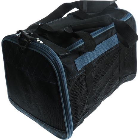 Sac de transport hakon, 29 x 43 x 29 cm noir, chien max 7 kg - animallparadise (1/5)
