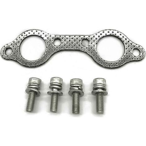 Kit réparation collecteur d'échappement ATV joint boulon compatible Polaris Sportsman 600 700 800, joint de culasse, fixation moteur, étanche, acier inoxydable, pack complet (1/5)