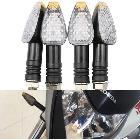 4-teiliges universelles LED-Blinkerset für Motorräder (lange und kurze Blinker) (1/5)