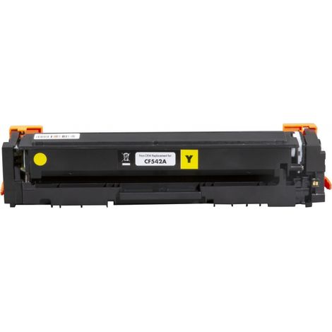 Cartuccia HP compatibile a controllo statico n. 203A gialla 1,4K (CF542A) con nuovo chip