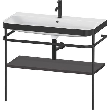 Duravit Happy D.2 Plus c-bonded Set mit Metallkonsole, 975x490m,