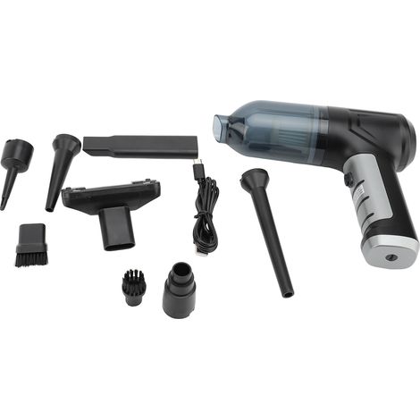 Aspirateur à main pour voiture, nettoyeur Portable haute puissance avec buses multiples, 4000mAh, Rechargeable, pour la maison, le bureau et les animaux domestiques (1/5)