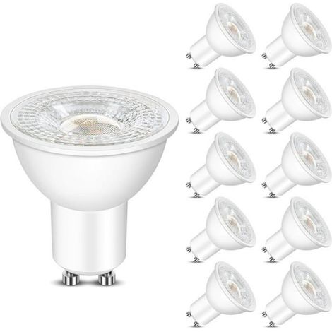 Ampoules LED GU10 - - Blanc neutre 4000K - 5W (équivalent 50W) - 500 lumens - Non dimmable (1/5)