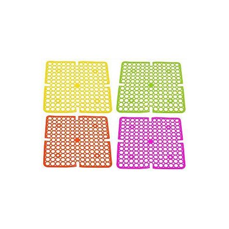 TAPPETO PER IL LAVELLO LAVELLO IN GOMMA 30X30 CM IN COLORAZIONE ASSORTITA