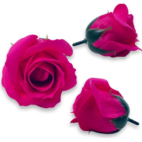 Rosa de jabón de color rosa oscuro (1/5)