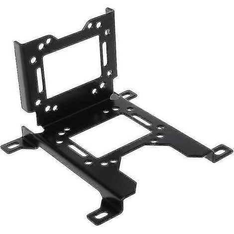 Support de radiateur pour pompe de refroidissement liquide PC, support de vidange pour réservoir, support de montage pour dissipateur thermique et ventilateur (couleur : noir) (1/4)