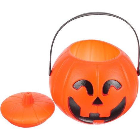 Lanterne citrouille Halloween grande taille 20×18 cm avec bougie LED, , pour fête, décoration, soirée à thème (1/5)