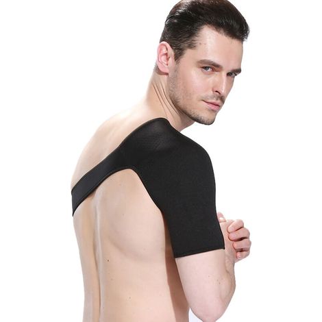 Right Shoulder Brace Adjustable Shoulder Support for Men Women Pain Relief Outdoor Mountaineering (1/5)