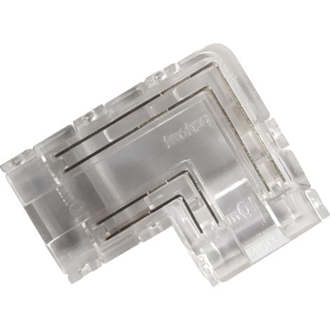 Alcapower Connettore Angolare 90° per Strisce LED RGB a 4 PIN Giunzione Rapida ad Angolo per Installazioni Professionali di Illuminazione LED (1/2)