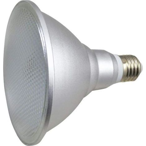 LED E27 Base PAR38 20W, IP65 étanche, 85 265V, projecteur, boîtier en aluminium, Projecteur IRC 90, Pack 1 (blanc) (1/4)