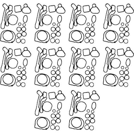 Jeu de 10 joints de cache-culbuteurs pour Chevrolet Cruze, Aveo, Sonic, Opel, Saturn Astra, Pontiac et Vauxhall. (1/5)