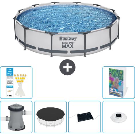 Bestway Piscina Bestway Steel Pro MAX Redonda - 366x76 cm - 7-piezas S328 (1/5)