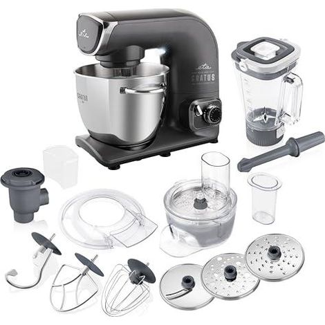 Eta Gratus Evo robot de cuisine noir 1500 W bol 5.5 L