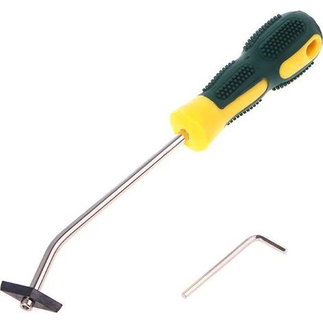 Arracher les mauvaises herbes manuel Dailygoody, lame de coupe en V pour joints et pavés, nettoyage efficace et léger (1/5)