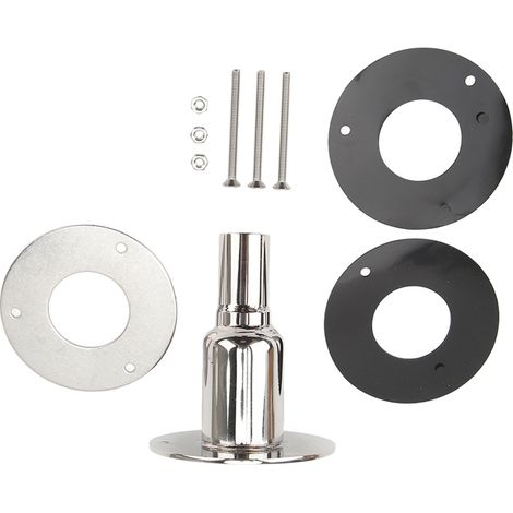 Raccord traversant de coque 22mm pour échappement, douille en tube inox 316, raccord droit pour ventilation de chauffage diesel, bateau et yacht (1/5)