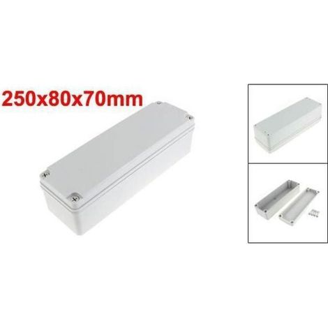 MAPA DE PROVEEDORES Caja de conexiones eléctricas de plástico sellada e impermeable de 250 mm x 80 mm x 70 mm (1/2)
