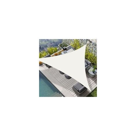 Voile d'Ombrage Rectangulaire 3X3X3m,PES Imperméable Toile d'ombrage,Toile Protection UV 95% pour Extérieur, Jardin, Terrasse et Camping,avec kit de Fixation (1/4)