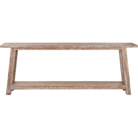 Consola Teca Reciclada 240X46X90 Decape Blanco (1/5)
