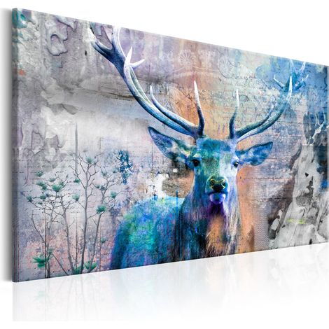 Quadro - Blue Deer - 120x80 (1/4)