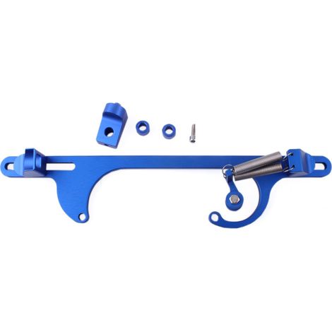 Car throttle body cable base, aluminum alloy throttle cable 4150, car use - blue