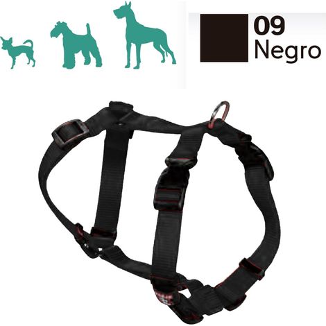 Harnais pour chien en nylon basique 1 cm, taille 05