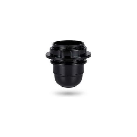 Douille a vis e27 noire - Douille lampe e27 anneau en plastique - Douille ampoule e27 - Support douille ampoule e27 pour plafond et lampe suspendue - e27 douille ampoule [Classe énergétique A++] (1/4)
