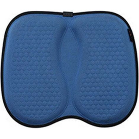 Cuscino in schiuma per sedile – Motivo a nido d'ape – Cuscini per auto da viaggio – Blu navy (1/4)