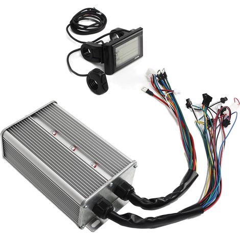 Kit Contrôleur Moteur Brushless 48V 60V 1500W avec Écran LCD pour Vélo et Scooter Électrique Professionnel (1/5)