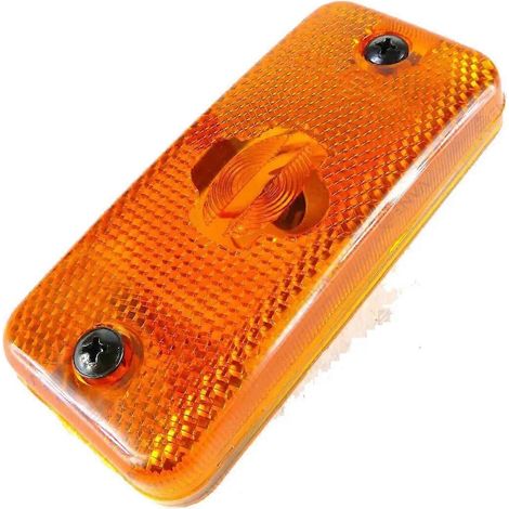1x Feu clignotant LED orange pour voiture, feu de position latéral, cache extérieur sans lampe pour camion/remorque, compatible IVECO, FIAT, VOLVO 500308514