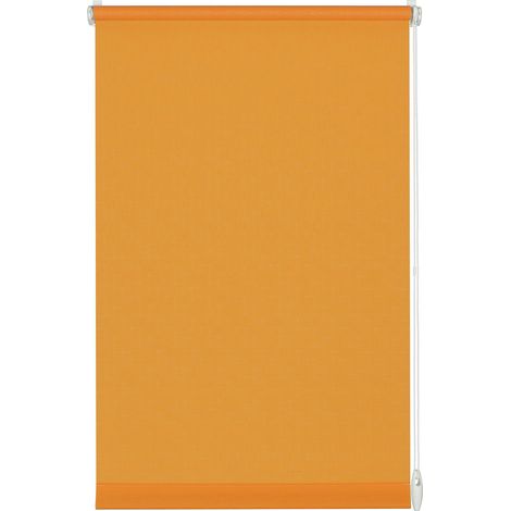 Gardinia Tenda a Rullo con Morsetto di Fissaggio o Adesiva, per Luce Diurna, Opaca, Kit di Montaggio Incluso, EASYFIX Tenda a Rullo avvolgibile, Arancione, 45 x 150 cm (LxA), Tessuto (1/4)