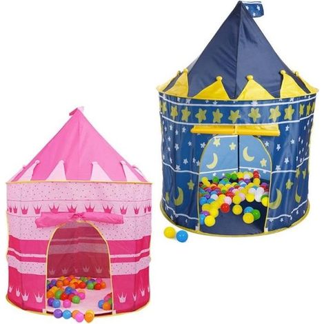 CUBBY Tente pour enfant en forme de château Bleu (1/4)