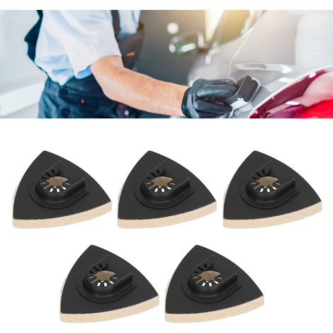 Support de polissage triangulaire multifonction pour laine (5 pièces) (1/5)