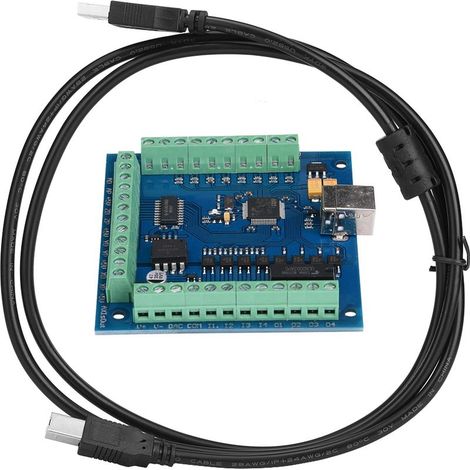 Contrôle de mouvement USB CNC, interrupteur de fin de course d'interface de carte de dérivation de liaison à 4 axes pour ordinateur (1/5)