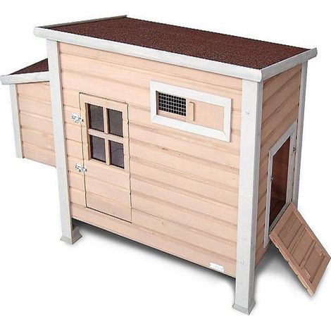 GALLINERO DE MADERA 146x74x85 cm