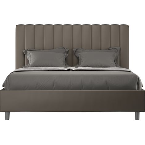 Letto Matrimoniale 160x190 cm Senza Rete Agueda Cappuccino (1/5)