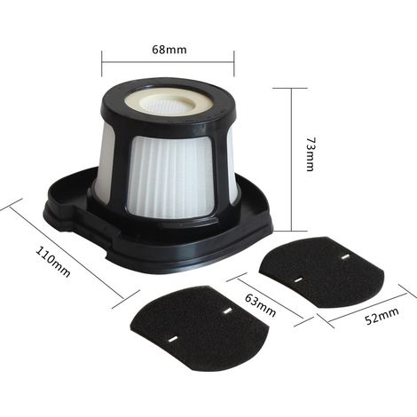 Compatible with 1614212/1614203/2390/2284W vacuum cleaner accessories, filter cartridges, filter screens, and filters. (1/5)