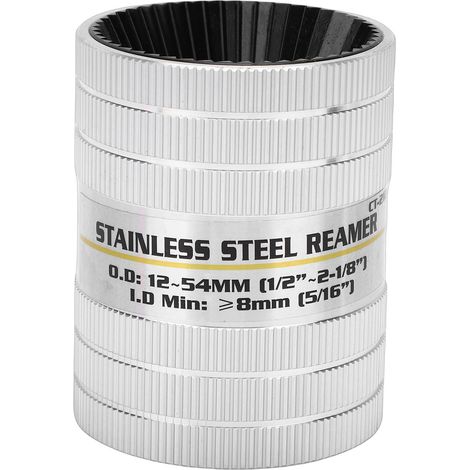 Alésoir pour tubes métalliques : outil d'ébavurage, de chanfreinage et d'alésage pour tubes en aluminium, cuivre et acier inoxydable