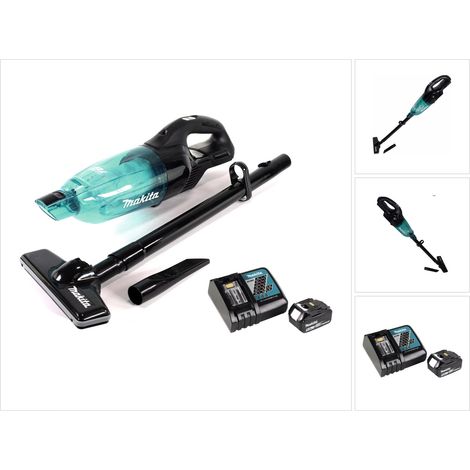 Makita DCL281 FRT1B Akku Staubsauger 18V + 1x Akku 5,0Ah + Ladegerät (1/5)