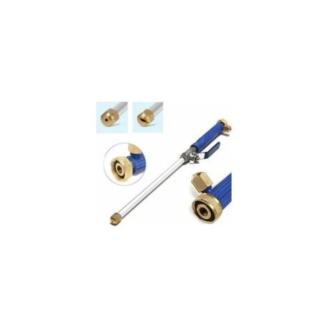 Gartenspritze mit langem Stiel, blau - Crezuo
