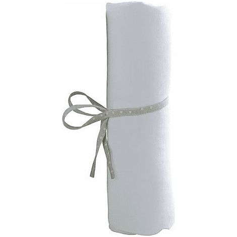 Drap housse extensible 70x140 cm en jersey 100% coton – Lavable en machine à 40° – Pour lit enfant et bébé – Poree Havlik (1/3)