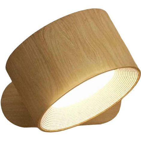 360 Grad drehbare LED-Wandleuchte, Nachttischlampe, Leselampe C--