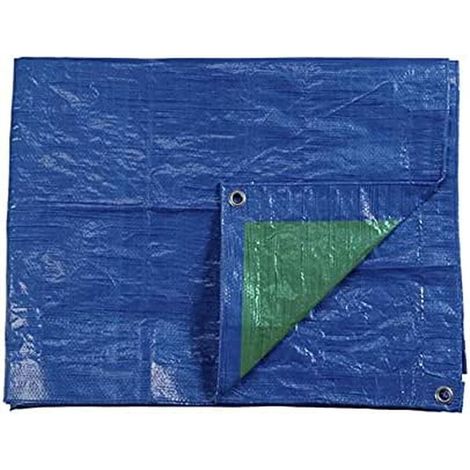 TOLDO 4x5m DOBLE CARA. COLOR AZUL/VERDE. DENSIDAD 90g/m² EDM (1/2)
