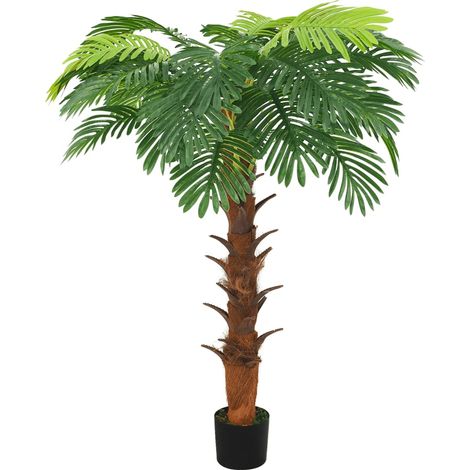 Künstliche Palme Cycas mit Topf 160 cm Grün