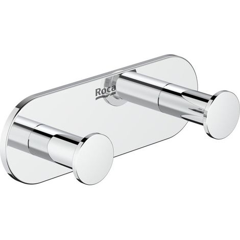 Percha doble ROUND HOTELS - ROCA Color: Cromado (1/2)