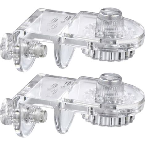 Lntyq Griff für Aquariumdeckel, oberer Aquariumdeckel – 2 Clips, Aquariumzubehör, Halter für Baldachin-Clips (1/5)