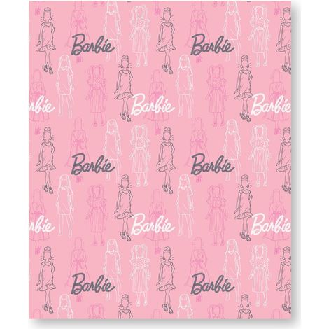 Couverture polaire Pose tendance rose Motif figurines Couette chaude super douce au toucher Parfaite pour la maison, la chambre, les voyages, les soirées pyjama (1/5)