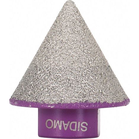 SIDAMO Fraise conique diamant à sec Ø 2-38 mm - 11130189