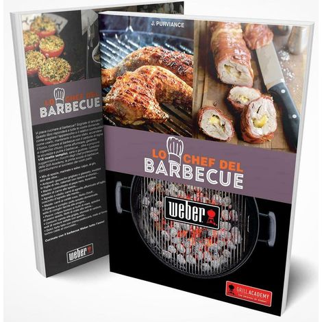Lo chef del Barbecue Ricettario Libro Guida Ricette Grill Academy Weber (1/5)