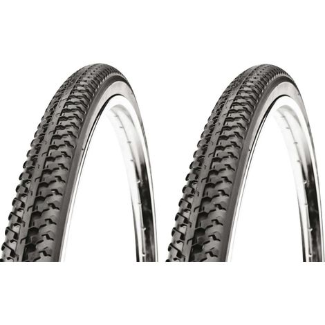 2x Pneu vélo 650x35A 26x1 3/8 (37-590) S-161 noir universel route ville course cyclotourisme fixie singlespeed