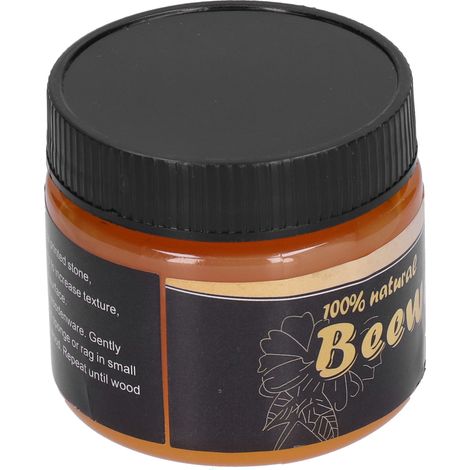 Entretien des meubles, polissage, imperméabilisation, cire d'abeille pour sols (une bouteille de cire d'abeille + 2 chiffons) (1/5)